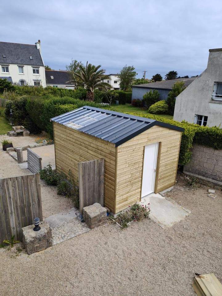 Abri de jardin bois Ploudaniel