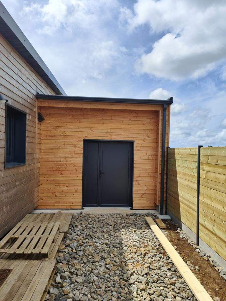 Extension à ossature bois Ploudaniel