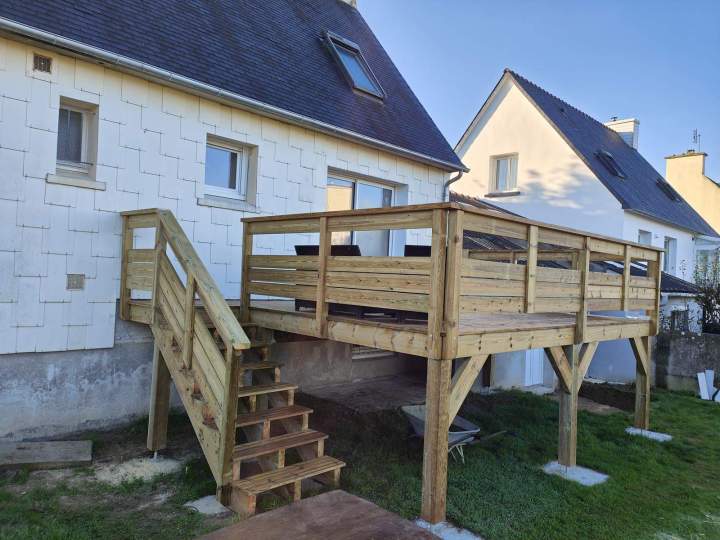 Création de votre espace de vie extérieur en bois