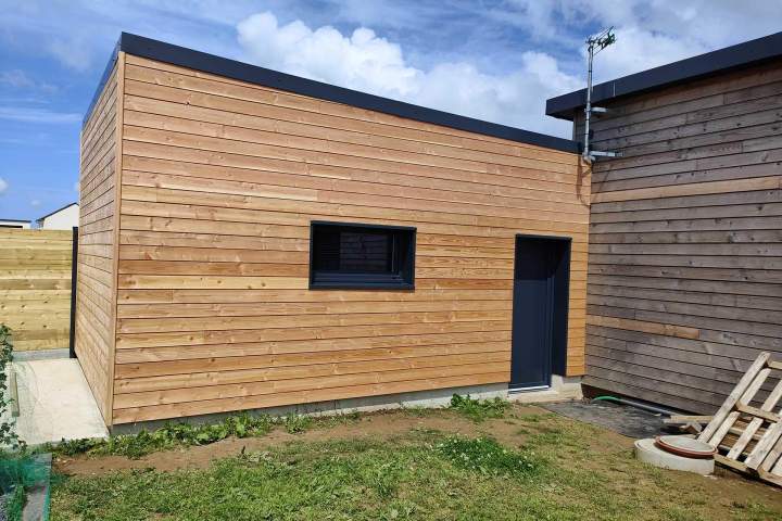 Construction ossature bois Ploudaniel